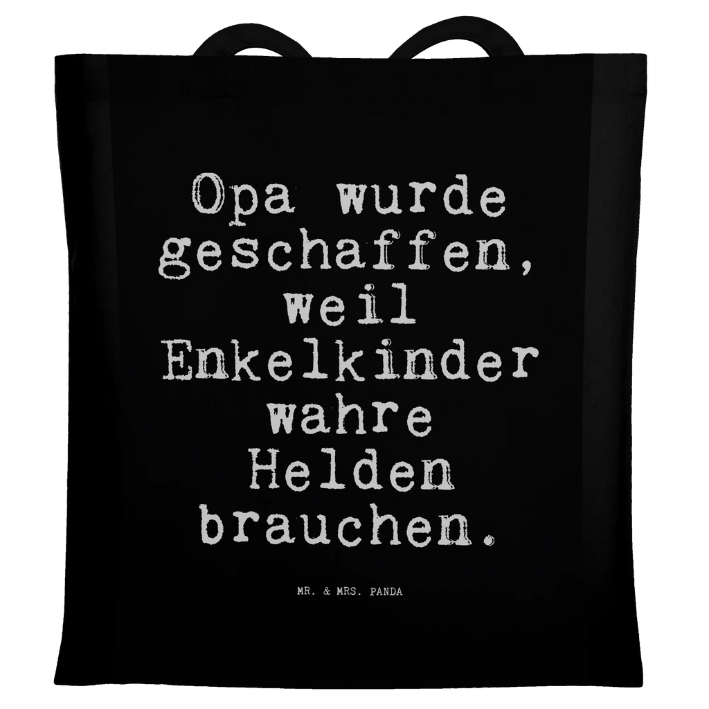 Tragetasche Opa wurde geschaffen, weil... Beuteltasche, Beutel, Einkaufstasche, Jutebeutel, Stoffbeutel, Tasche, Shopper, Umhängetasche, Strandtasche, Schultertasche, Stofftasche, Tragetasche, Badetasche, Jutetasche, Einkaufstüte, Laptoptasche, Spruch, Sprüche, lustige Sprüche, Weisheiten, Zitate, Spruch Geschenke, Spruch Sprüche Weisheiten Zitate Lustig Weisheit Worte