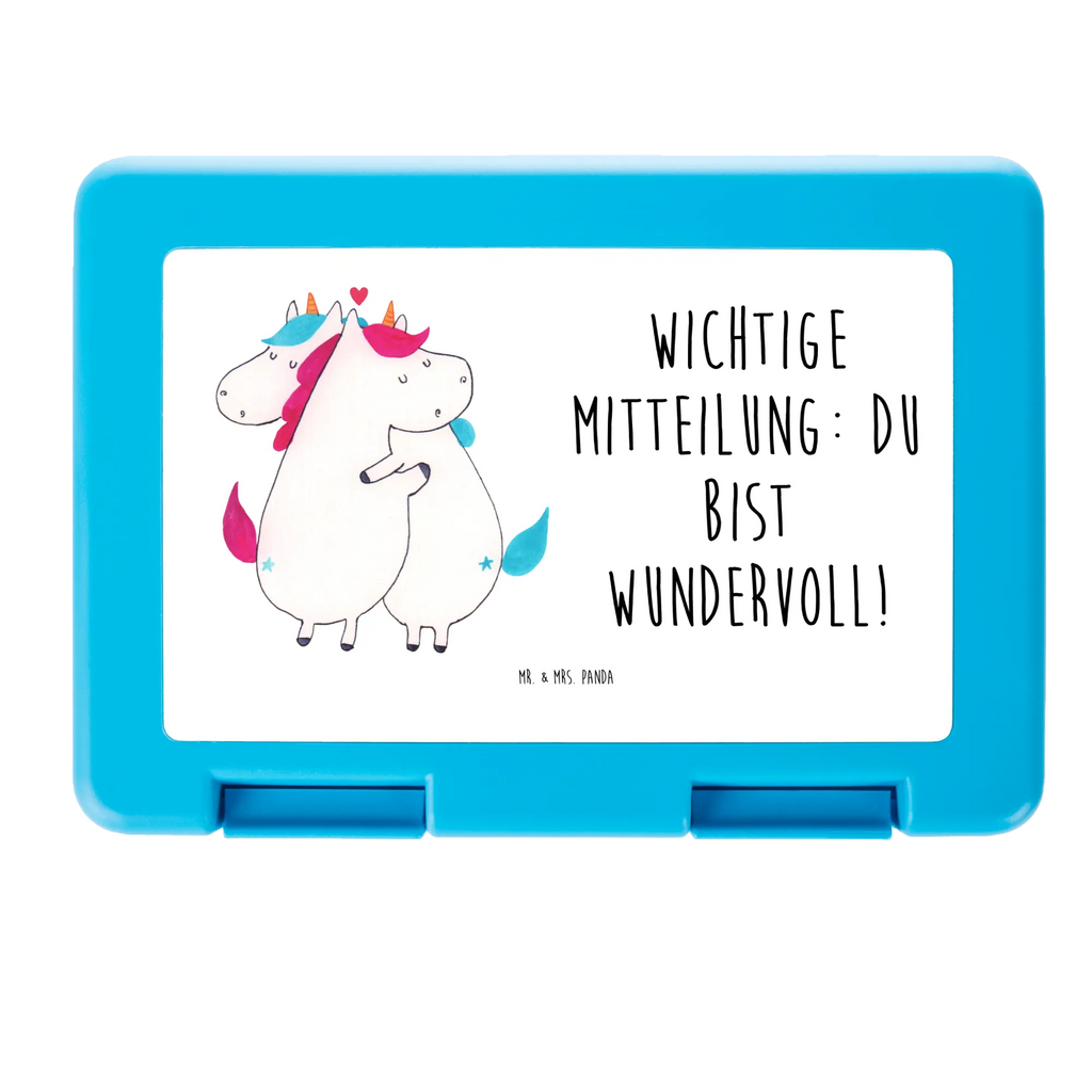 Brotdose Einhorn Mitteilung Brotbox, Snackbox, Lunch box, Butterbrotdose, Brotzeitbox, Einhorn, Einhörner, Einhorn Deko, Pegasus, Unicorn, Valentinstag, Valentine, Liebe, Geschenk, Partner, Ehe, lustig, witzig, Spruch