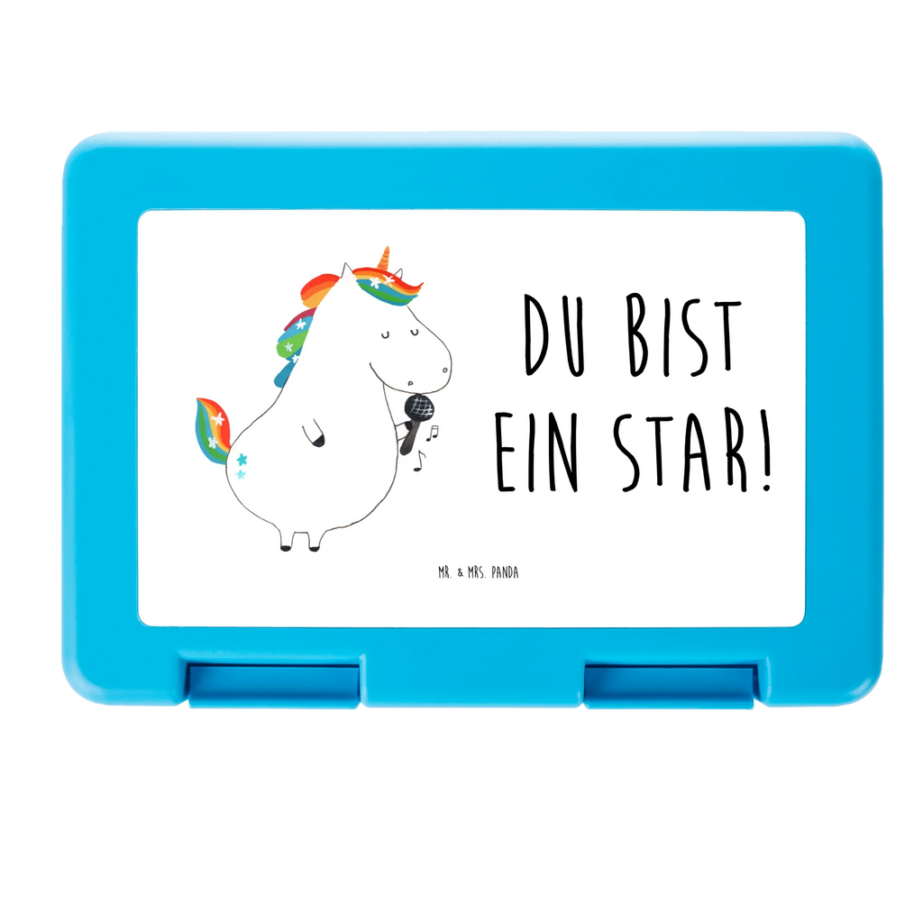 Brotdose Einhorn Sänger Brotbox, Snackbox, Lunch box, Butterbrotdose, Brotzeitbox, Einhorn, Einhörner, Einhorn Deko, Pegasus, Unicorn, Glitzer, Konfetti, Party, Geburtstag, Feier, Fest, Disco, Sängerin, Sänger, Freundin