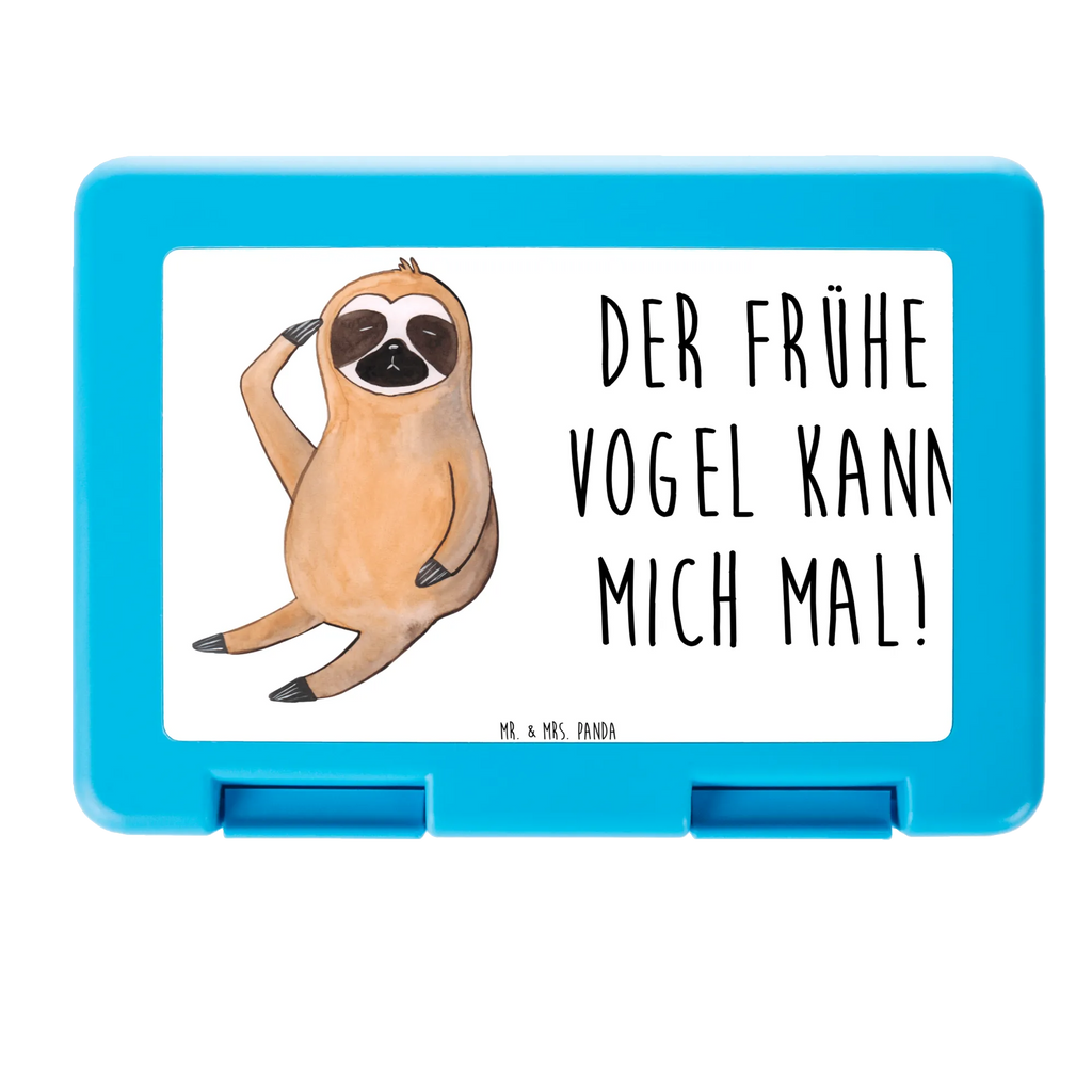 Brotdose Faultier Vogel Brotbox, Snackbox, Lunch box, Butterbrotdose, Brotzeitbox, Faultier, Faultier Geschenk, Faultier Deko, Faultiere, faul, Lieblingstier, Spinner, früher Vogel, der frühe Vogel, Frühaufsteher, Morgenmuffel, Vogel, Faultierwelt