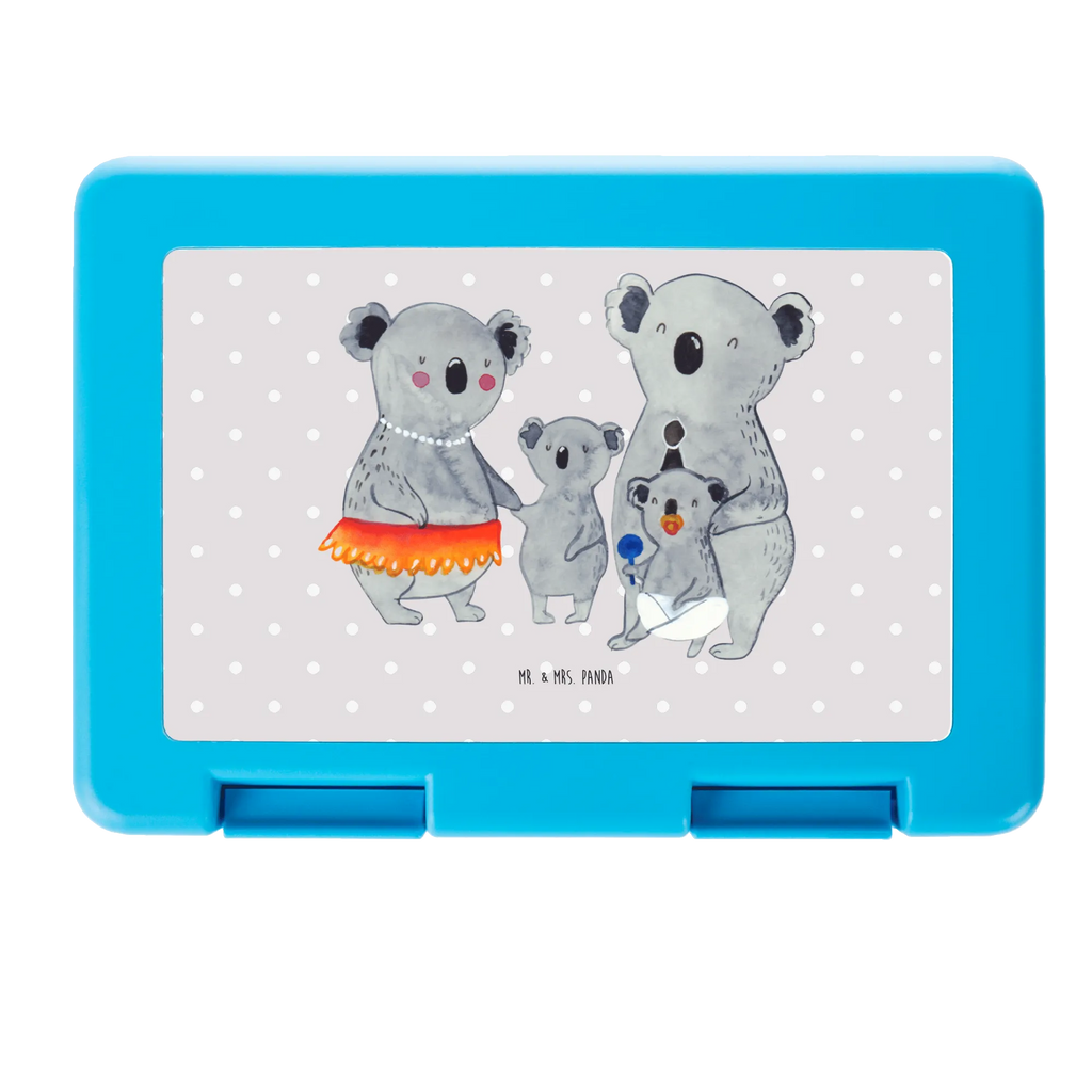 Brotdose Koala Familie Brotbox, Snackbox, Lunch box, Butterbrotdose, Brotzeitbox, Familie, Vatertag, Muttertag, Bruder, Schwester, Mama, Papa, Oma, Opa, Koala, Koalas, Family, Kinder, Geschwister, Familienleben