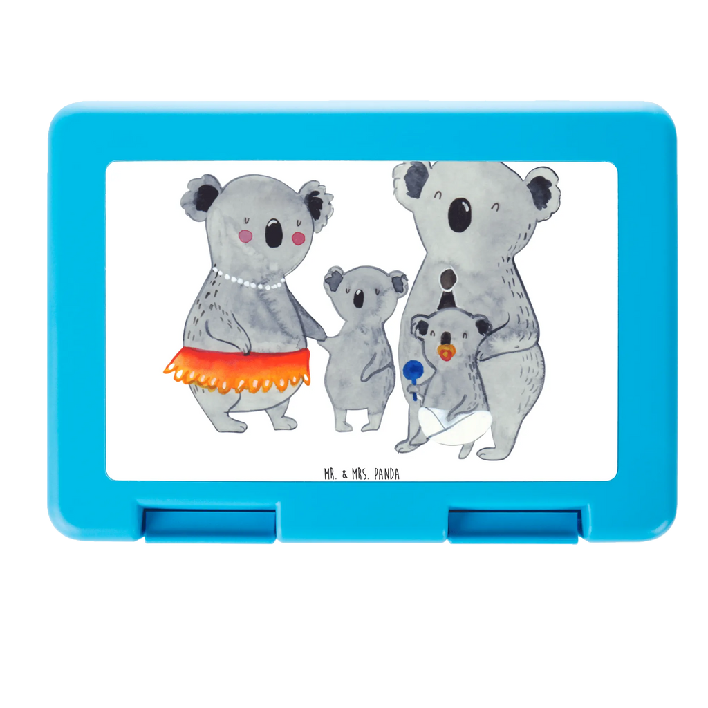 Brotdose Koala Familie Brotbox, Snackbox, Lunch box, Butterbrotdose, Brotzeitbox, Familie, Vatertag, Muttertag, Bruder, Schwester, Mama, Papa, Oma, Opa, Koala, Koalas, Family, Kinder, Geschwister, Familienleben