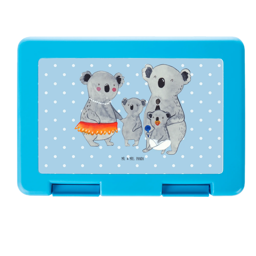 Brotdose Koala Familie Brotbox, Snackbox, Lunch box, Butterbrotdose, Brotzeitbox, Familie, Vatertag, Muttertag, Bruder, Schwester, Mama, Papa, Oma, Opa, Koala, Koalas, Family, Kinder, Geschwister, Familienleben