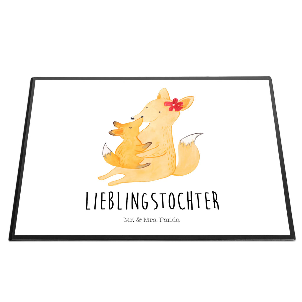 Schreibtischunterlage Fuchs Mama & Kind Schreibunterlage, Schreibtischauflage, Bürobedarf, Büroartikel, Schreibwaren, Schreibtisch Unterlagen, Schreibtischunterlage Groß, Familie, Vatertag, Muttertag, Bruder, Schwester, Mama, Papa, Oma, Opa, Mutter, Tochter, Lieblingstochter, Beste Tochter, Geschenk