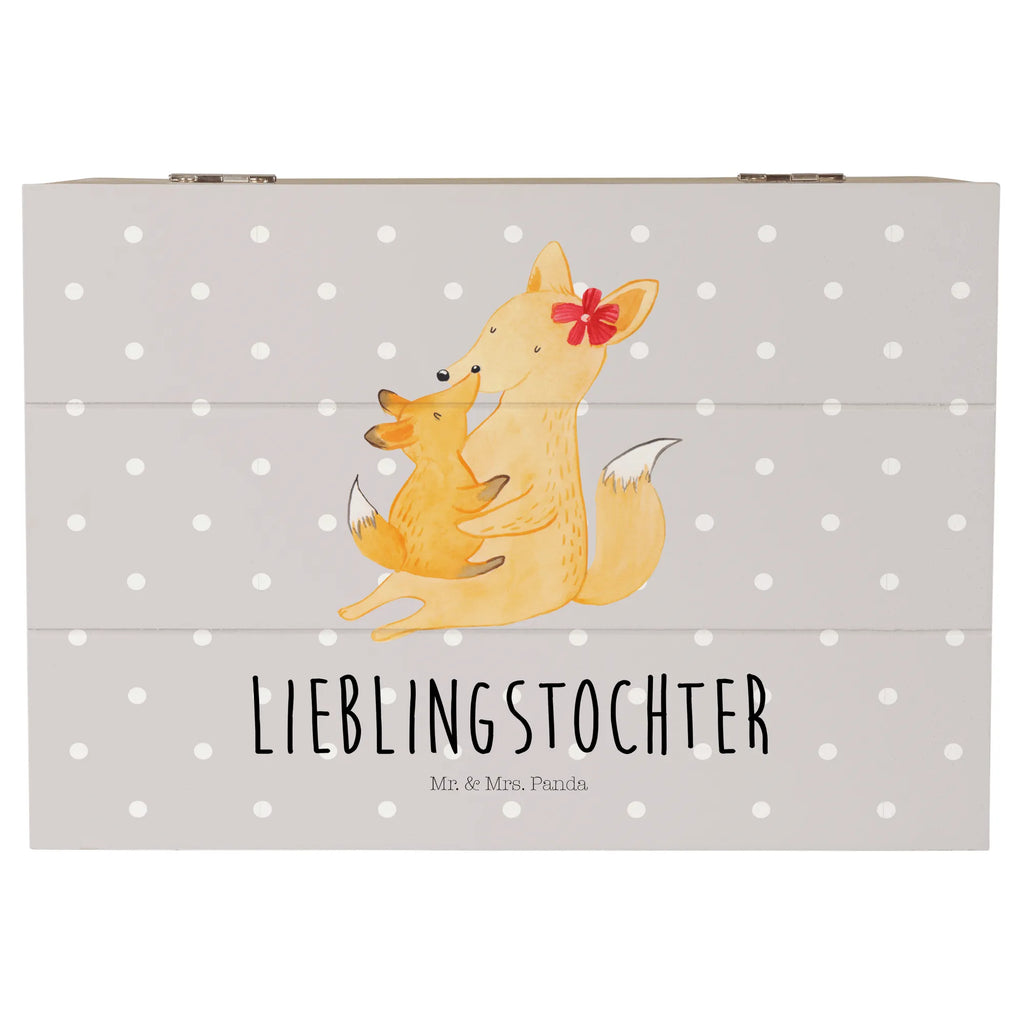 Holzkiste Fuchs Mama & Kind Holzkiste, Kiste, Schatzkiste, Truhe, Schatulle, XXL, Erinnerungsbox, Erinnerungskiste, Dekokiste, Aufbewahrungsbox, Geschenkbox, Geschenkdose, Familie, Vatertag, Muttertag, Bruder, Schwester, Mama, Papa, Oma, Opa, Mutter, Tochter, Lieblingstochter, Beste Tochter, Geschenk