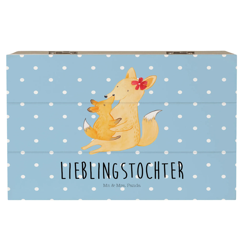 Holzkiste Fuchs Mama & Kind Holzkiste, Kiste, Schatzkiste, Truhe, Schatulle, XXL, Erinnerungsbox, Erinnerungskiste, Dekokiste, Aufbewahrungsbox, Geschenkbox, Geschenkdose, Familie, Vatertag, Muttertag, Bruder, Schwester, Mama, Papa, Oma, Opa, Mutter, Tochter, Lieblingstochter, Beste Tochter, Geschenk