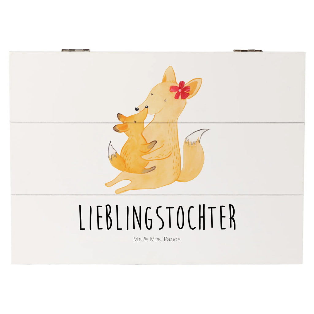 Holzkiste Fuchs Mama & Kind Holzkiste, Kiste, Schatzkiste, Truhe, Schatulle, XXL, Erinnerungsbox, Erinnerungskiste, Dekokiste, Aufbewahrungsbox, Geschenkbox, Geschenkdose, Familie, Vatertag, Muttertag, Bruder, Schwester, Mama, Papa, Oma, Opa, Mutter, Tochter, Lieblingstochter, Beste Tochter, Geschenk