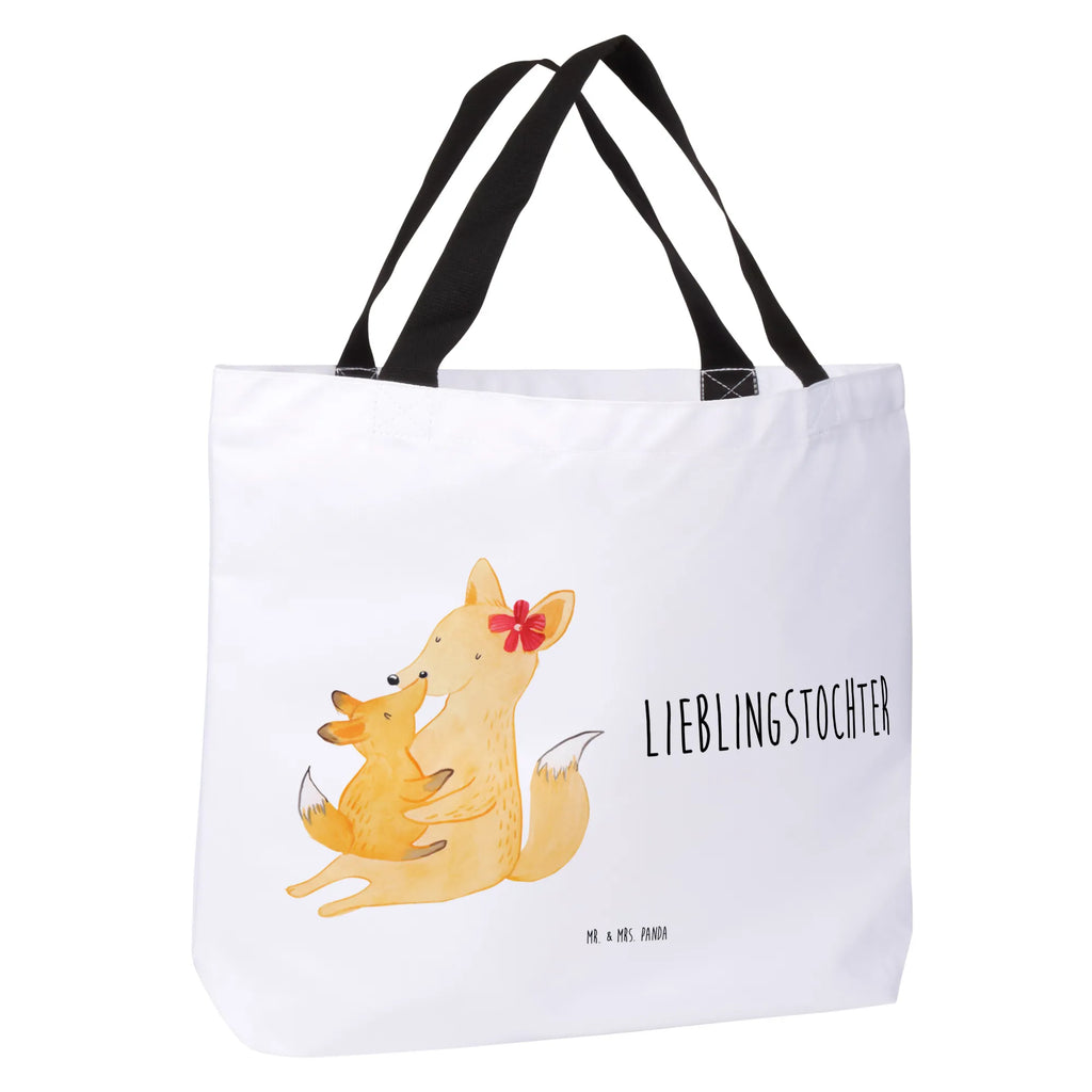 Shopper Fuchs Mama & Kind Beutel, Einkaufstasche, Tasche, Strandtasche, Einkaufsbeutel, Shopper, Schultasche, Freizeittasche, Tragebeutel, Schulbeutel, Alltagstasche, Familie, Vatertag, Muttertag, Bruder, Schwester, Mama, Papa, Oma, Opa, Mutter, Tochter, Lieblingstochter, Beste Tochter, Geschenk