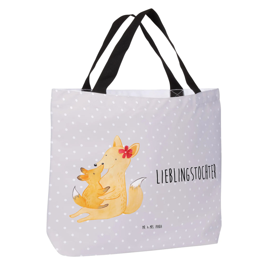 Shopper Fuchs Mama & Kind Beutel, Einkaufstasche, Tasche, Strandtasche, Einkaufsbeutel, Shopper, Schultasche, Freizeittasche, Tragebeutel, Schulbeutel, Alltagstasche, Familie, Vatertag, Muttertag, Bruder, Schwester, Mama, Papa, Oma, Opa, Mutter, Tochter, Lieblingstochter, Beste Tochter, Geschenk