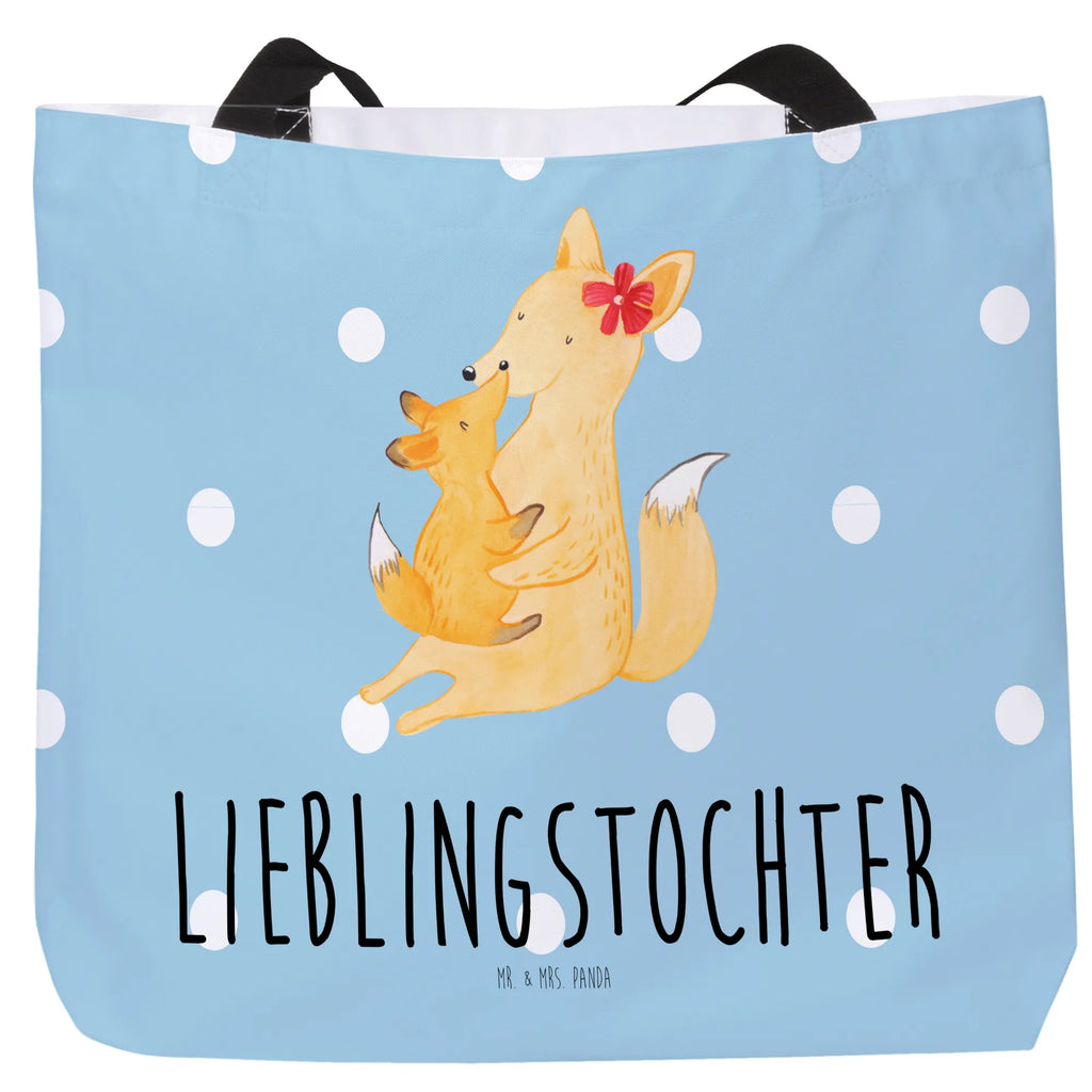 Shopper Fuchs Mama & Kind Beutel, Einkaufstasche, Tasche, Strandtasche, Einkaufsbeutel, Shopper, Schultasche, Freizeittasche, Tragebeutel, Schulbeutel, Alltagstasche, Familie, Vatertag, Muttertag, Bruder, Schwester, Mama, Papa, Oma, Opa, Mutter, Tochter, Lieblingstochter, Beste Tochter, Geschenk