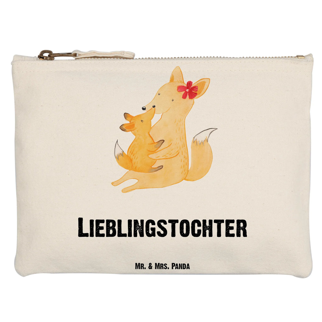 Schminktasche Fuchs Mama & Kind Schminktasche, Kosmetiktasche, Kosmetikbeutel, Stiftemäppchen, Etui, Federmappe, Makeup, XXL, Schminketui, Kosmetiketui, Schlamperetui, Familie, Vatertag, Muttertag, Bruder, Schwester, Mama, Papa, Oma, Opa, Mutter, Tochter, Lieblingstochter, Beste Tochter, Geschenk