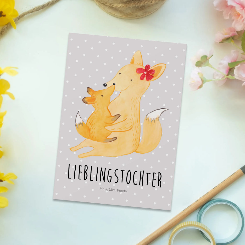 Postkarte Fuchs Mama Postkarte, Karte, Geschenkkarte, Grußkarte, Einladung, Ansichtskarte, Geburtstagskarte, Einladungskarte, Dankeskarte, Ansichtskarten, Einladung Geburtstag, Einladungskarten Geburtstag, Familie, Vatertag, Muttertag, Bruder, Schwester, Mama, Papa, Oma, Opa, Mutter, Tochter, Lieblingstochter, Beste Tochter, Geschenk