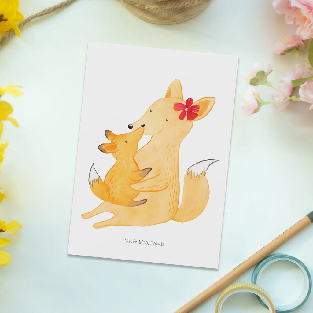 Postkarte Fuchs Mama Postkarte, Karte, Geschenkkarte, Grußkarte, Einladung, Ansichtskarte, Geburtstagskarte, Einladungskarte, Dankeskarte, Ansichtskarten, Einladung Geburtstag, Einladungskarten Geburtstag, Familie, Vatertag, Muttertag, Bruder, Schwester, Mama, Papa, Oma, Opa, Mutter, Tochter, Lieblingstochter, Beste Tochter, Geschenk