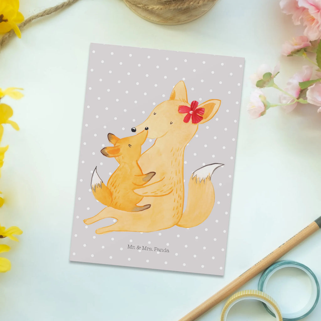 Postkarte Fuchs Mama Postkarte, Karte, Geschenkkarte, Grußkarte, Einladung, Ansichtskarte, Geburtstagskarte, Einladungskarte, Dankeskarte, Ansichtskarten, Einladung Geburtstag, Einladungskarten Geburtstag, Familie, Vatertag, Muttertag, Bruder, Schwester, Mama, Papa, Oma, Opa, Mutter, Tochter, Lieblingstochter, Beste Tochter, Geschenk