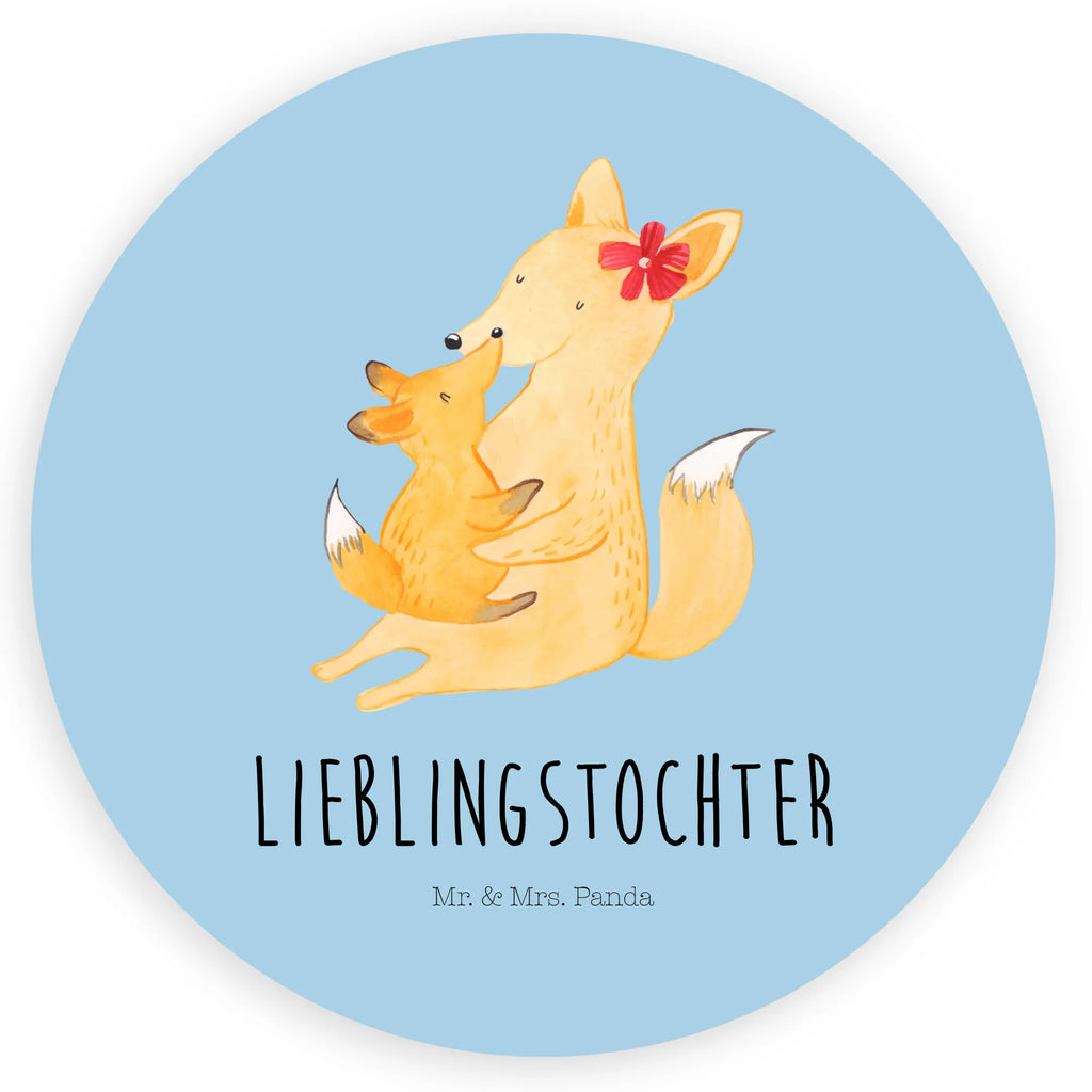 Rund Aufkleber Fuchs Mama & Kind Sticker, Aufkleber, Etikett, Kinder, rund, Familie, Vatertag, Muttertag, Bruder, Schwester, Mama, Papa, Oma, Opa, Mutter, Tochter, Lieblingstochter, Beste Tochter, Geschenk