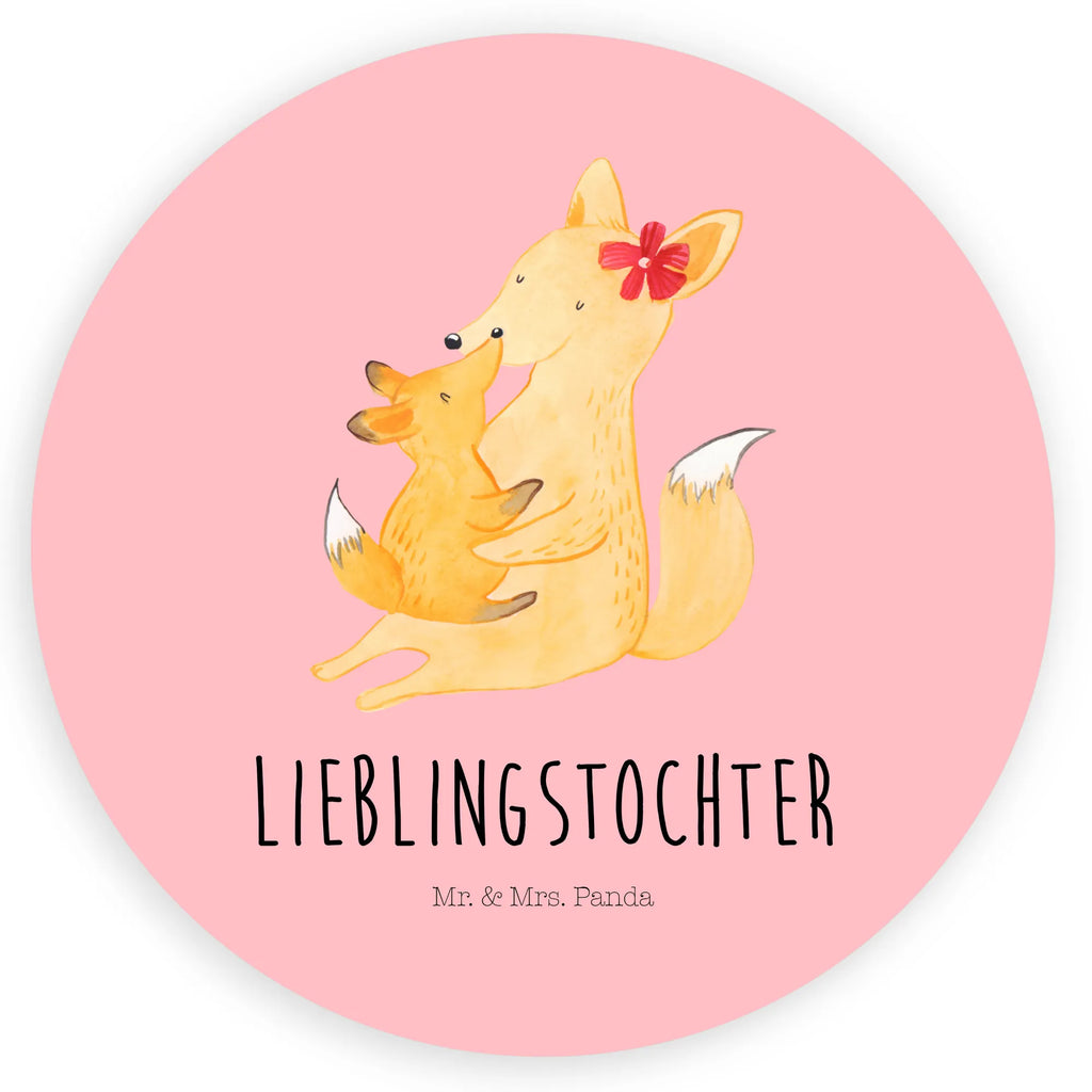 Rund Aufkleber Fuchs Mama & Kind Sticker, Aufkleber, Etikett, Kinder, rund, Familie, Vatertag, Muttertag, Bruder, Schwester, Mama, Papa, Oma, Opa, Mutter, Tochter, Lieblingstochter, Beste Tochter, Geschenk