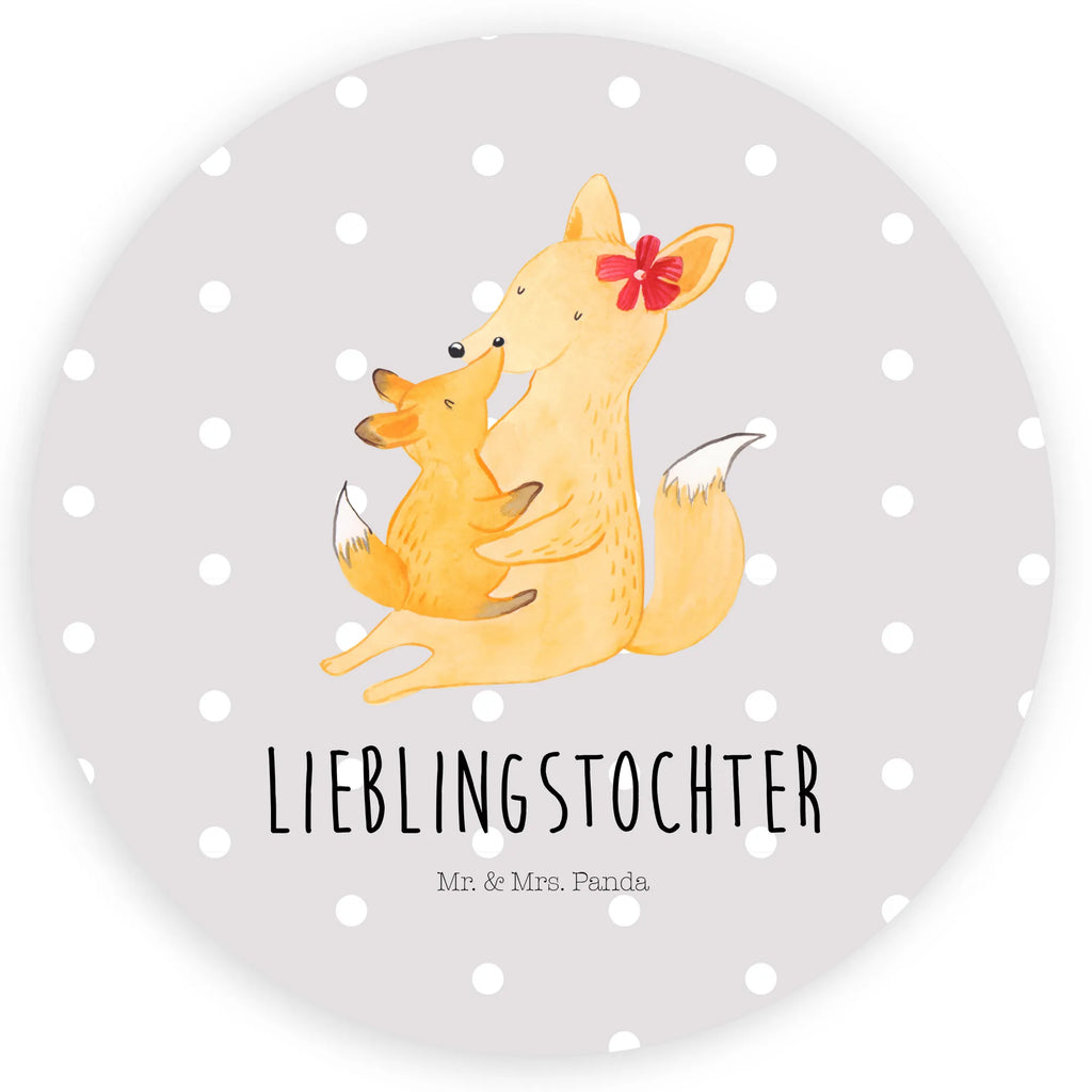 Rund Aufkleber Fuchs Mama & Kind Sticker, Aufkleber, Etikett, Kinder, rund, Familie, Vatertag, Muttertag, Bruder, Schwester, Mama, Papa, Oma, Opa, Mutter, Tochter, Lieblingstochter, Beste Tochter, Geschenk