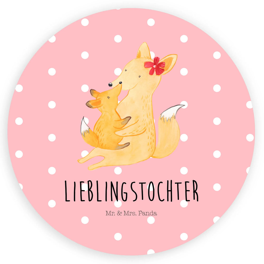 Rund Aufkleber Fuchs Mama & Kind Sticker, Aufkleber, Etikett, Kinder, rund, Familie, Vatertag, Muttertag, Bruder, Schwester, Mama, Papa, Oma, Opa, Mutter, Tochter, Lieblingstochter, Beste Tochter, Geschenk