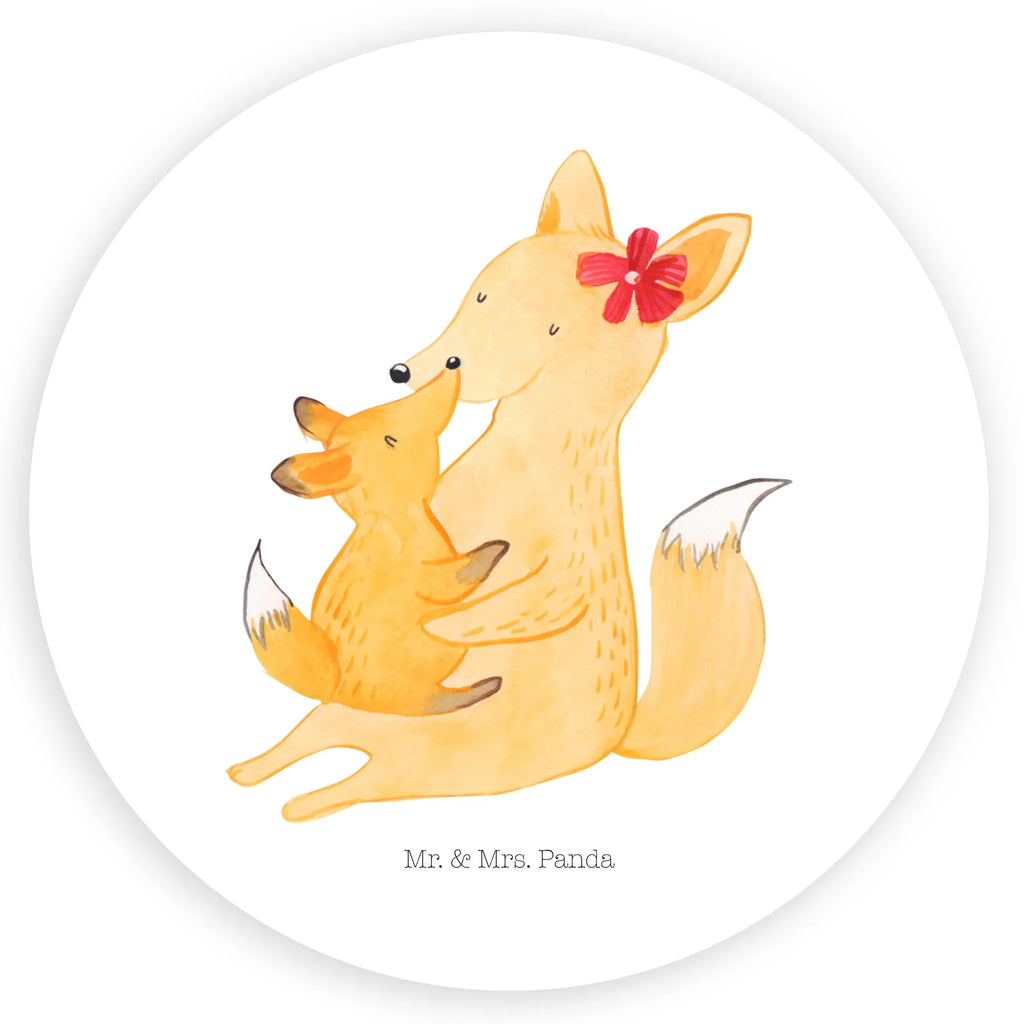 Rund Aufkleber Fuchs Mama & Kind Sticker, Aufkleber, Etikett, Kinder, rund, Familie, Vatertag, Muttertag, Bruder, Schwester, Mama, Papa, Oma, Opa, Mutter, Tochter, Lieblingstochter, Beste Tochter, Geschenk