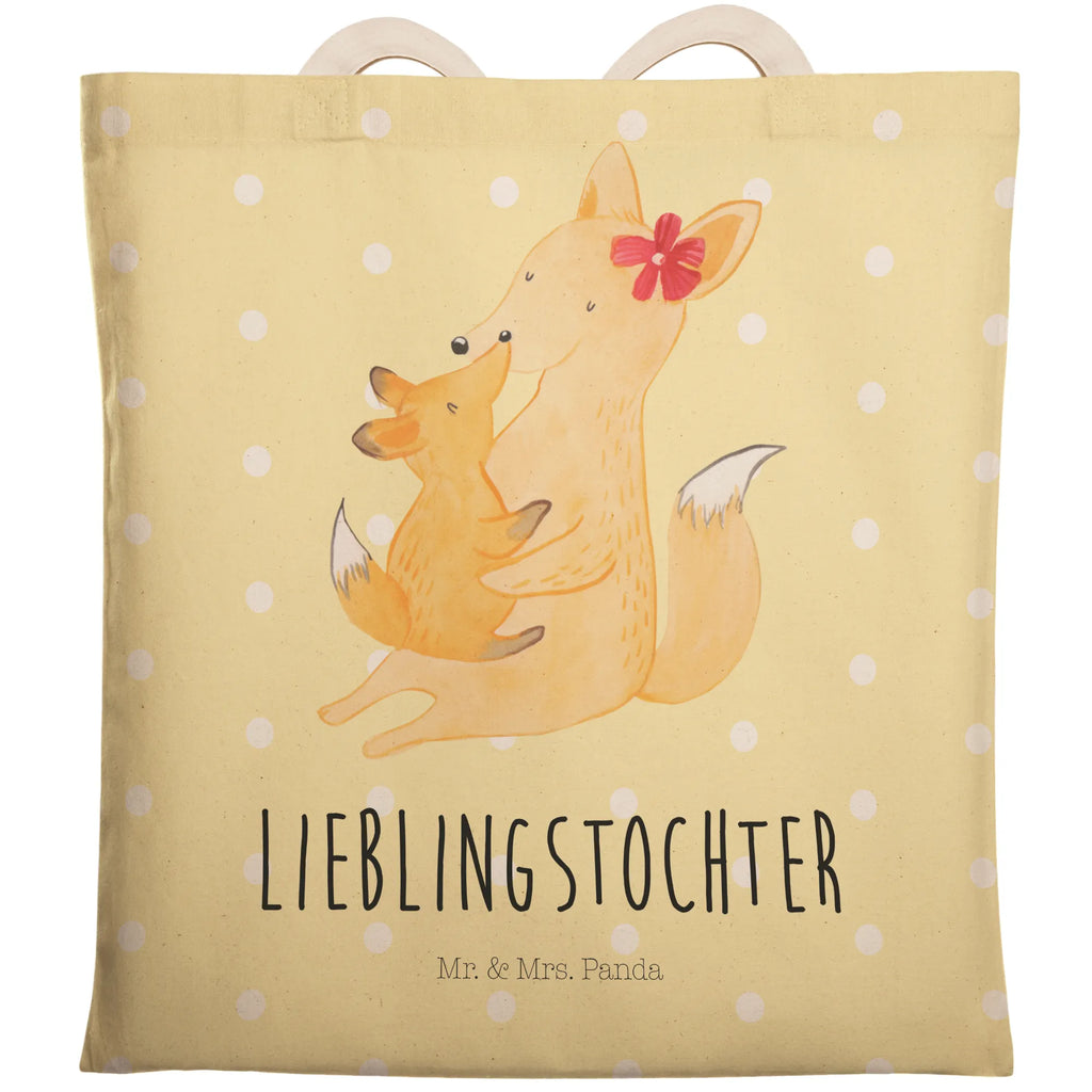 Einkaufstasche Fuchs Mama & Kind Tragetasche, Tasche, Beutel, Stofftasche, Baumwolltasche, Umhängetasche, Shopper, Einkaufstasche, Beuteltasche, Familie, Vatertag, Muttertag, Bruder, Schwester, Mama, Papa, Oma, Opa, Mutter, Tochter, Lieblingstochter, Beste Tochter, Geschenk