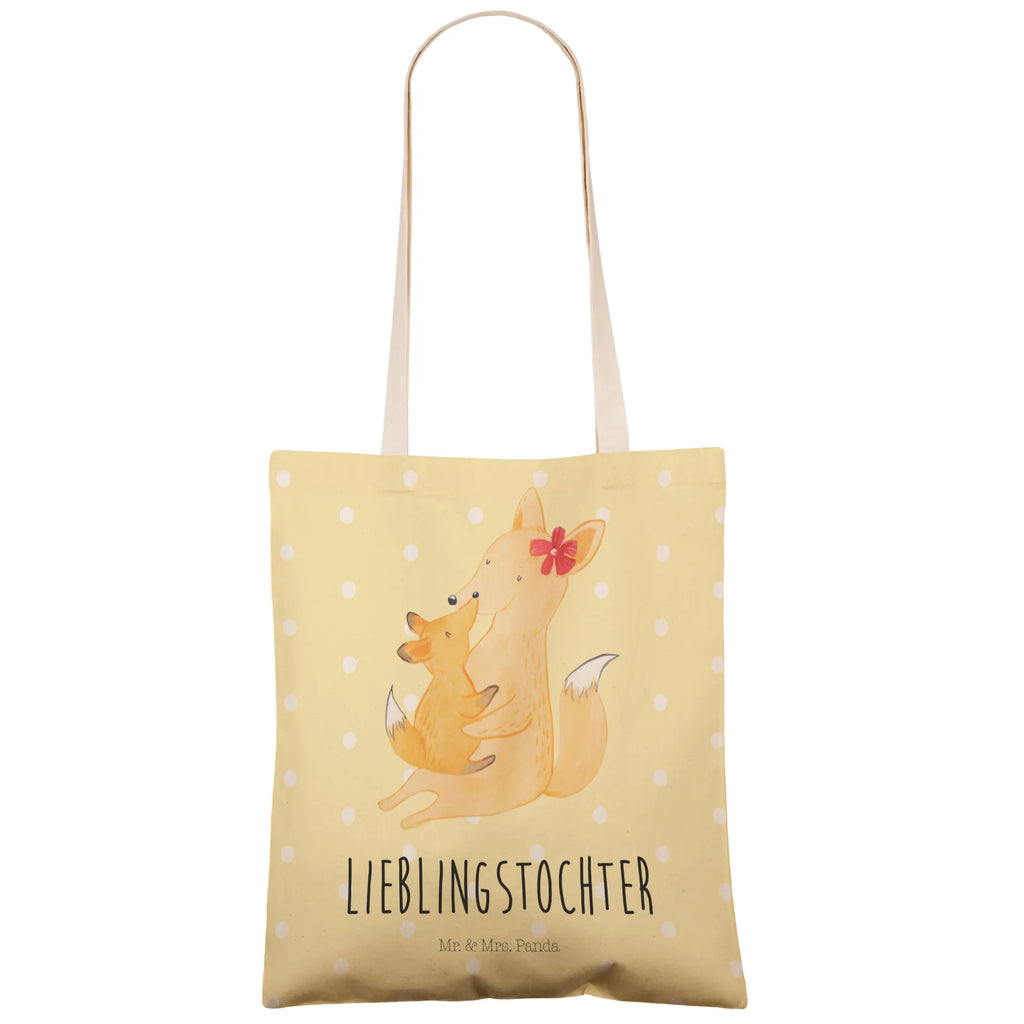 Einkaufstasche Fuchs Mama & Kind Tragetasche, Tasche, Beutel, Stofftasche, Baumwolltasche, Umhängetasche, Shopper, Einkaufstasche, Beuteltasche, Familie, Vatertag, Muttertag, Bruder, Schwester, Mama, Papa, Oma, Opa, Mutter, Tochter, Lieblingstochter, Beste Tochter, Geschenk