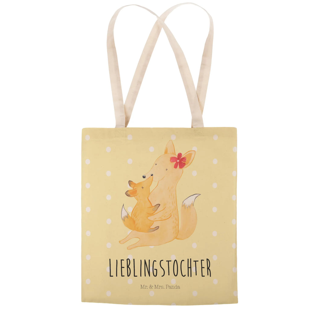 Einkaufstasche Fuchs Mama & Kind Tragetasche, Tasche, Beutel, Stofftasche, Baumwolltasche, Umhängetasche, Shopper, Einkaufstasche, Beuteltasche, Familie, Vatertag, Muttertag, Bruder, Schwester, Mama, Papa, Oma, Opa, Mutter, Tochter, Lieblingstochter, Beste Tochter, Geschenk