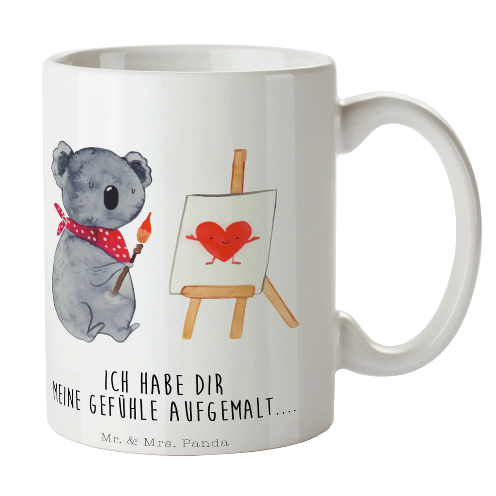 Tasse Koala Künstler Tasse, Kaffeetasse, Teetasse, Becher, Kaffeebecher, Teebecher, Keramiktasse, Porzellantasse, Büro Tasse, Geschenk Tasse, Tasse Sprüche, Tasse Motive, Kaffeetassen, Tasse bedrucken, Designer Tasse, Cappuccino Tassen, Schöne Teetassen, Koala, Koalabär, Liebe, Liebensbeweis, Liebesgeschenk, Gefühle, Künstler, zeichnen