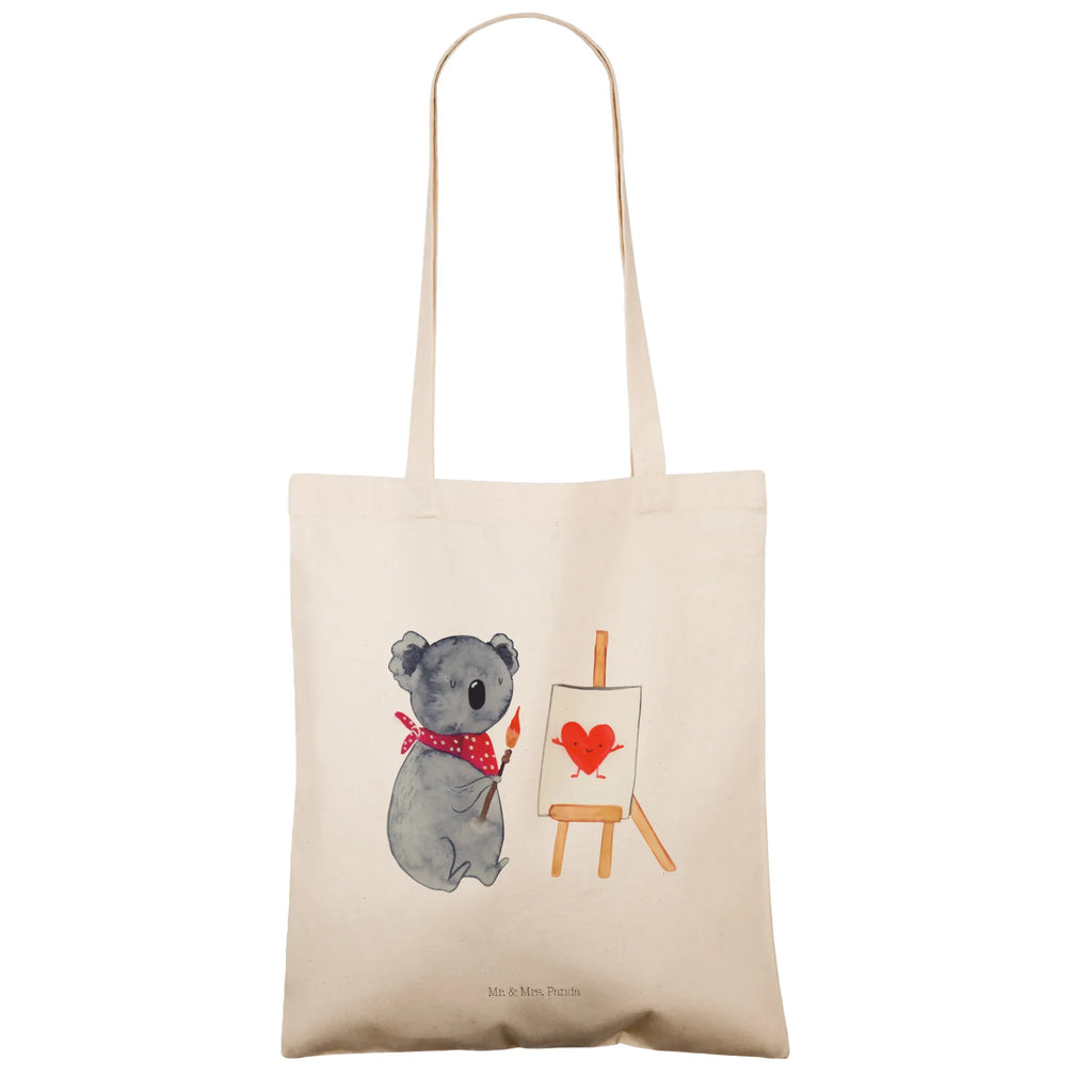 Tragetasche Koala Künstler Beuteltasche, Beutel, Einkaufstasche, Jutebeutel, Stoffbeutel, Tasche, Shopper, Umhängetasche, Strandtasche, Schultertasche, Stofftasche, Tragetasche, Badetasche, Jutetasche, Einkaufstüte, Laptoptasche, Koala, Koalabär, Liebe, Liebensbeweis, Liebesgeschenk, Gefühle, Künstler, zeichnen