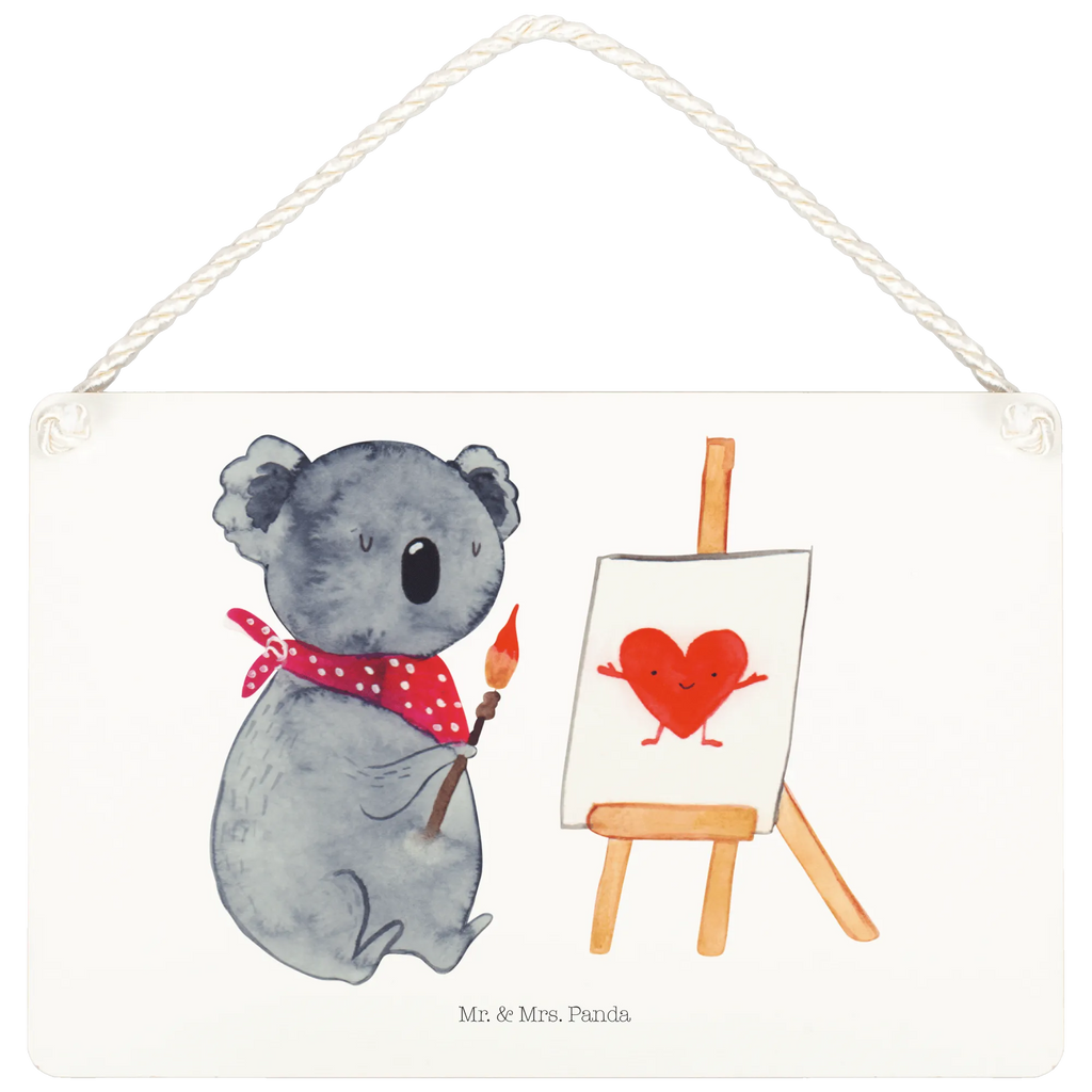 Deko Schild Koala Künstler Dekoschild, Deko Schild, Schild, Tür Schild, Türschild, Holzschild, Wandschild, Wanddeko, Koala, Koalabär, Liebe, Liebensbeweis, Liebesgeschenk, Gefühle, Künstler, zeichnen