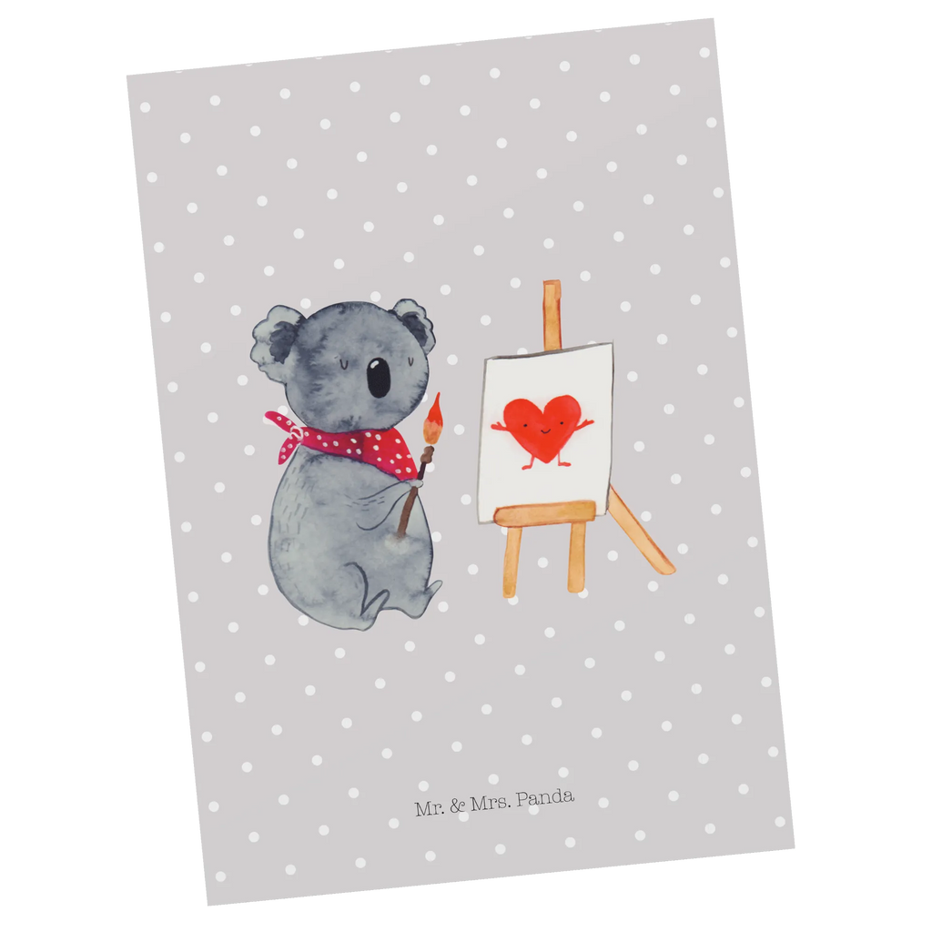 Postkarte Koala Künstler Postkarte, Karte, Geschenkkarte, Grußkarte, Einladung, Ansichtskarte, Geburtstagskarte, Einladungskarte, Dankeskarte, Ansichtskarten, Einladung Geburtstag, Einladungskarten Geburtstag, Koala, Koalabär, Liebe, Liebensbeweis, Liebesgeschenk, Gefühle, Künstler, zeichnen