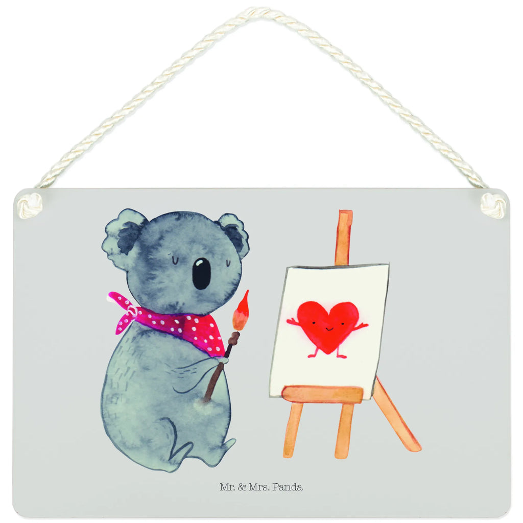 Deko Schild Koala Künstler Dekoschild, Deko Schild, Schild, Tür Schild, Türschild, Holzschild, Wandschild, Wanddeko, Koala, Koalabär, Liebe, Liebensbeweis, Liebesgeschenk, Gefühle, Künstler, zeichnen