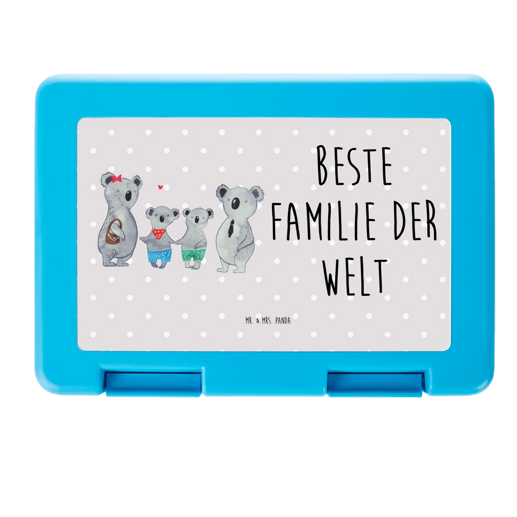 Brotdose Koala Familie zwei Brotbox, Snackbox, Lunch box, Butterbrotdose, Brotzeitbox, Familie, Vatertag, Muttertag, Bruder, Schwester, Mama, Papa, Oma, Opa, Koala, Koalabär, beste Familie, Familienzeit, Familienleben, Koalafamilie, Lieblingsfamilie