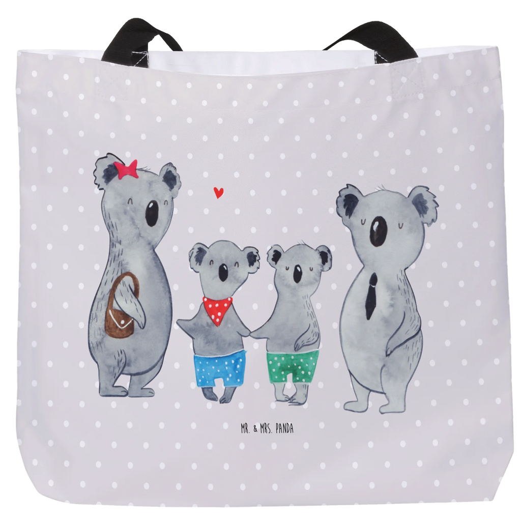 Shopper Koala Familie zwei Beutel, Einkaufstasche, Tasche, Strandtasche, Einkaufsbeutel, Shopper, Schultasche, Freizeittasche, Tragebeutel, Schulbeutel, Alltagstasche, Familie, Vatertag, Muttertag, Bruder, Schwester, Mama, Papa, Oma, Opa, Koala, Koalabär, beste Familie, Familienzeit, Familienleben, Koalafamilie, Lieblingsfamilie