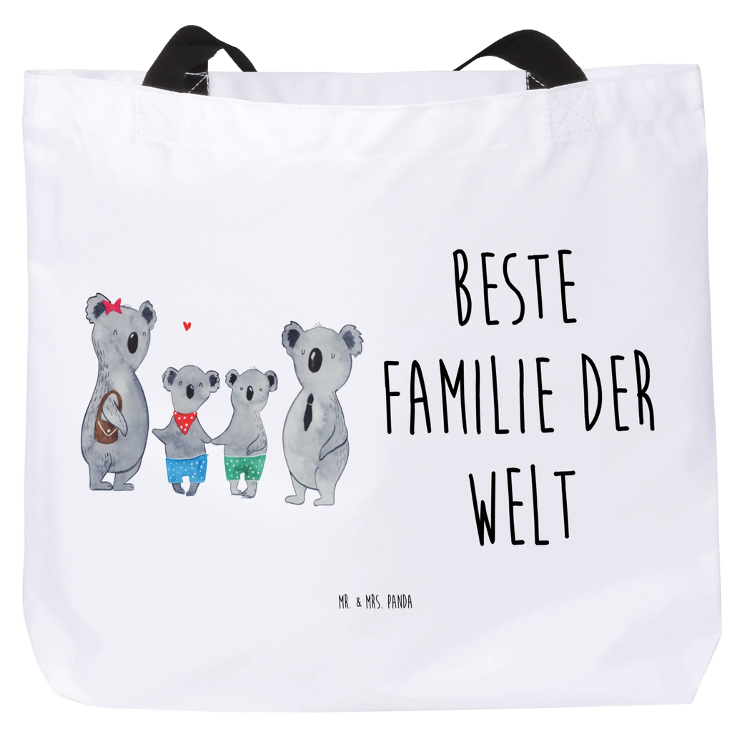 Shopper Koala Familie zwei Beutel, Einkaufstasche, Tasche, Strandtasche, Einkaufsbeutel, Shopper, Schultasche, Freizeittasche, Tragebeutel, Schulbeutel, Alltagstasche, Familie, Vatertag, Muttertag, Bruder, Schwester, Mama, Papa, Oma, Opa, Koala, Koalabär, beste Familie, Familienzeit, Familienleben, Koalafamilie, Lieblingsfamilie