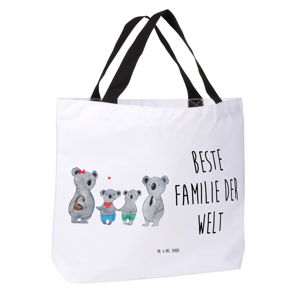 Shopper Koala Familie zwei Beutel, Einkaufstasche, Tasche, Strandtasche, Einkaufsbeutel, Shopper, Schultasche, Freizeittasche, Tragebeutel, Schulbeutel, Alltagstasche, Familie, Vatertag, Muttertag, Bruder, Schwester, Mama, Papa, Oma, Opa, Koala, Koalabär, beste Familie, Familienzeit, Familienleben, Koalafamilie, Lieblingsfamilie