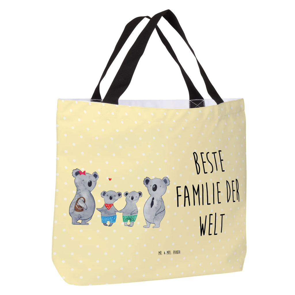 Shopper Koala Familie zwei Beutel, Einkaufstasche, Tasche, Strandtasche, Einkaufsbeutel, Shopper, Schultasche, Freizeittasche, Tragebeutel, Schulbeutel, Alltagstasche, Familie, Vatertag, Muttertag, Bruder, Schwester, Mama, Papa, Oma, Opa, Koala, Koalabär, beste Familie, Familienzeit, Familienleben, Koalafamilie, Lieblingsfamilie