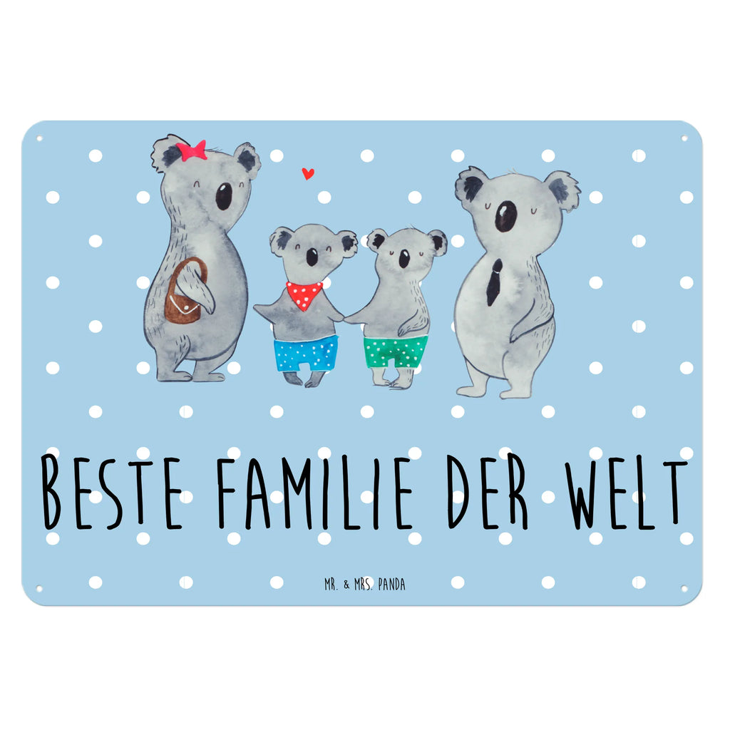 Blechschild Koala Familie zwei Blechschild, Metallschild, Geschenk Schild, Schild, Magnet-Metall-Schild, Deko Schild, Wandschild, Wand-Dekoration, Türschild, Familie, Vatertag, Muttertag, Bruder, Schwester, Mama, Papa, Oma, Opa, Koala, Koalabär, beste Familie, Familienzeit, Familienleben, Koalafamilie, Lieblingsfamilie