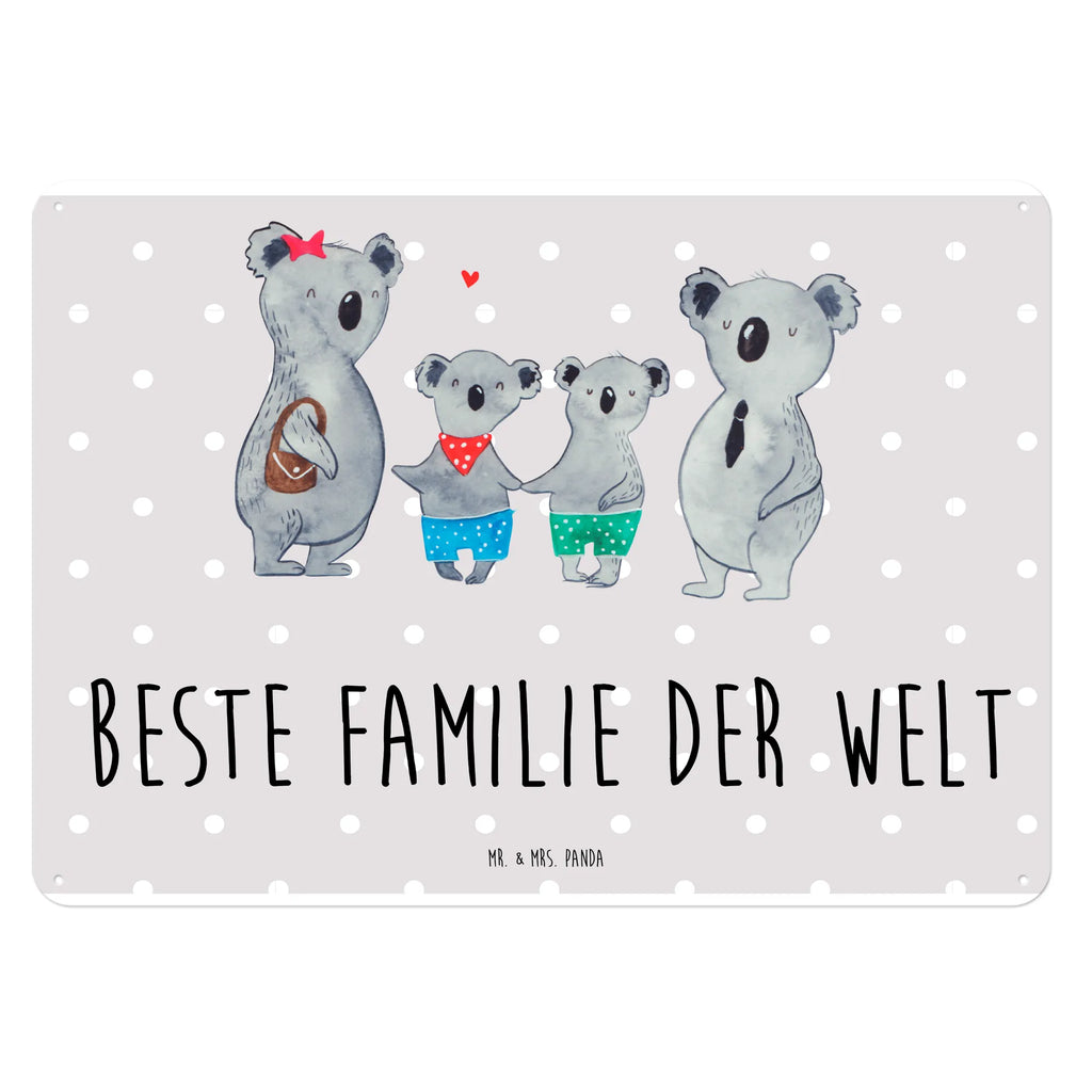 Blechschild Koala Familie zwei Blechschild, Metallschild, Geschenk Schild, Schild, Magnet-Metall-Schild, Deko Schild, Wandschild, Wand-Dekoration, Türschild, Familie, Vatertag, Muttertag, Bruder, Schwester, Mama, Papa, Oma, Opa, Koala, Koalabär, beste Familie, Familienzeit, Familienleben, Koalafamilie, Lieblingsfamilie