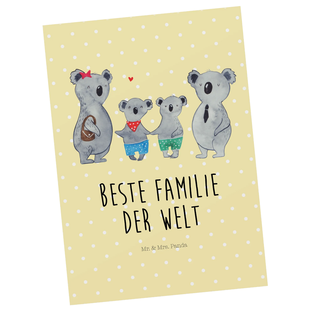 Postkarte Koala Familie zwei Postkarte, Karte, Geschenkkarte, Grußkarte, Einladung, Ansichtskarte, Geburtstagskarte, Einladungskarte, Dankeskarte, Ansichtskarten, Einladung Geburtstag, Einladungskarten Geburtstag, Familie, Vatertag, Muttertag, Bruder, Schwester, Mama, Papa, Oma, Opa, Koala, Koalabär, beste Familie, Familienzeit, Familienleben, Koalafamilie, Lieblingsfamilie