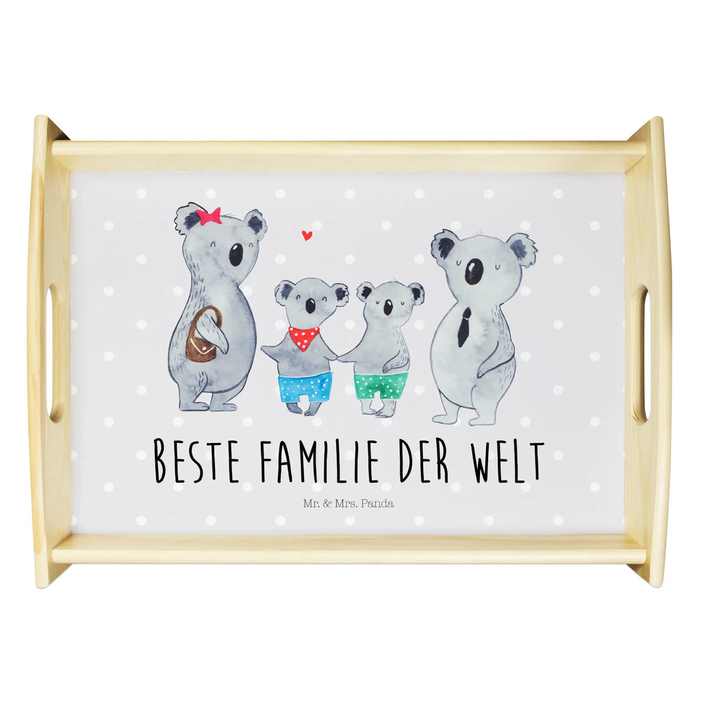 Serviertablett Koala Familie zwei Serviertablett, Tablett, Holztablett, Küchentablett, Dekotablett, Frühstückstablett, Familie, Vatertag, Muttertag, Bruder, Schwester, Mama, Papa, Oma, Opa, Koala, Koalabär, beste Familie, Familienzeit, Familienleben, Koalafamilie, Lieblingsfamilie