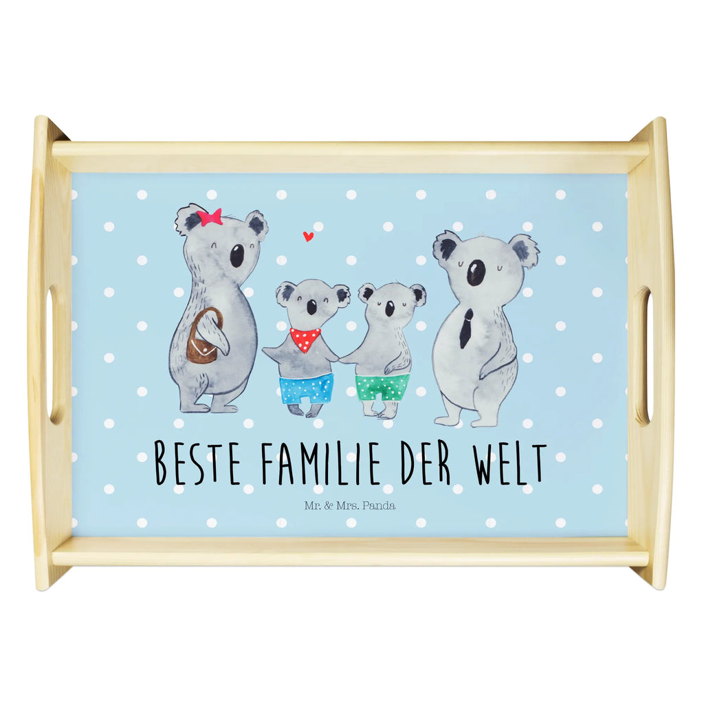 Serviertablett Koala Familie zwei Serviertablett, Tablett, Holztablett, Küchentablett, Dekotablett, Frühstückstablett, Familie, Vatertag, Muttertag, Bruder, Schwester, Mama, Papa, Oma, Opa, Koala, Koalabär, beste Familie, Familienzeit, Familienleben, Koalafamilie, Lieblingsfamilie