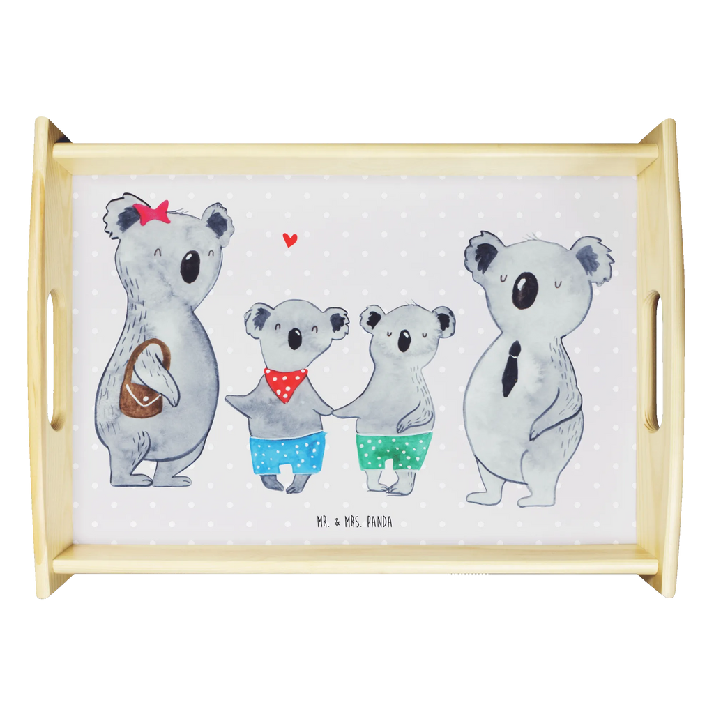 Serviertablett Koala Familie zwei Serviertablett, Tablett, Holztablett, Küchentablett, Dekotablett, Frühstückstablett, Familie, Vatertag, Muttertag, Bruder, Schwester, Mama, Papa, Oma, Opa, Koala, Koalabär, beste Familie, Familienzeit, Familienleben, Koalafamilie, Lieblingsfamilie