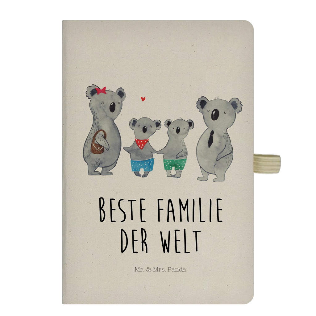 Baumwoll Notizbuch Koala Familie zwei Notizen, Eintragebuch, Tagebuch, Notizblock, Adressbuch, Journal, Kladde, Skizzenbuch, Notizheft, Schreibbuch, Schreibheft, Familie, Vatertag, Muttertag, Bruder, Schwester, Mama, Papa, Oma, Opa, Koala, Koalabär, beste Familie, Familienzeit, Familienleben, Koalafamilie, Lieblingsfamilie