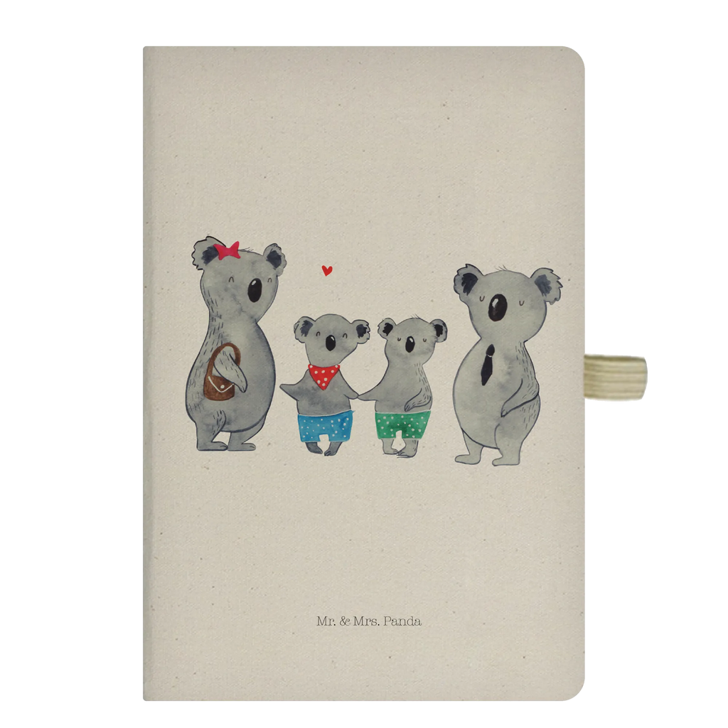 Baumwoll Notizbuch Koala Familie zwei Notizen, Eintragebuch, Tagebuch, Notizblock, Adressbuch, Journal, Kladde, Skizzenbuch, Notizheft, Schreibbuch, Schreibheft, Familie, Vatertag, Muttertag, Bruder, Schwester, Mama, Papa, Oma, Opa, Koala, Koalabär, beste Familie, Familienzeit, Familienleben, Koalafamilie, Lieblingsfamilie