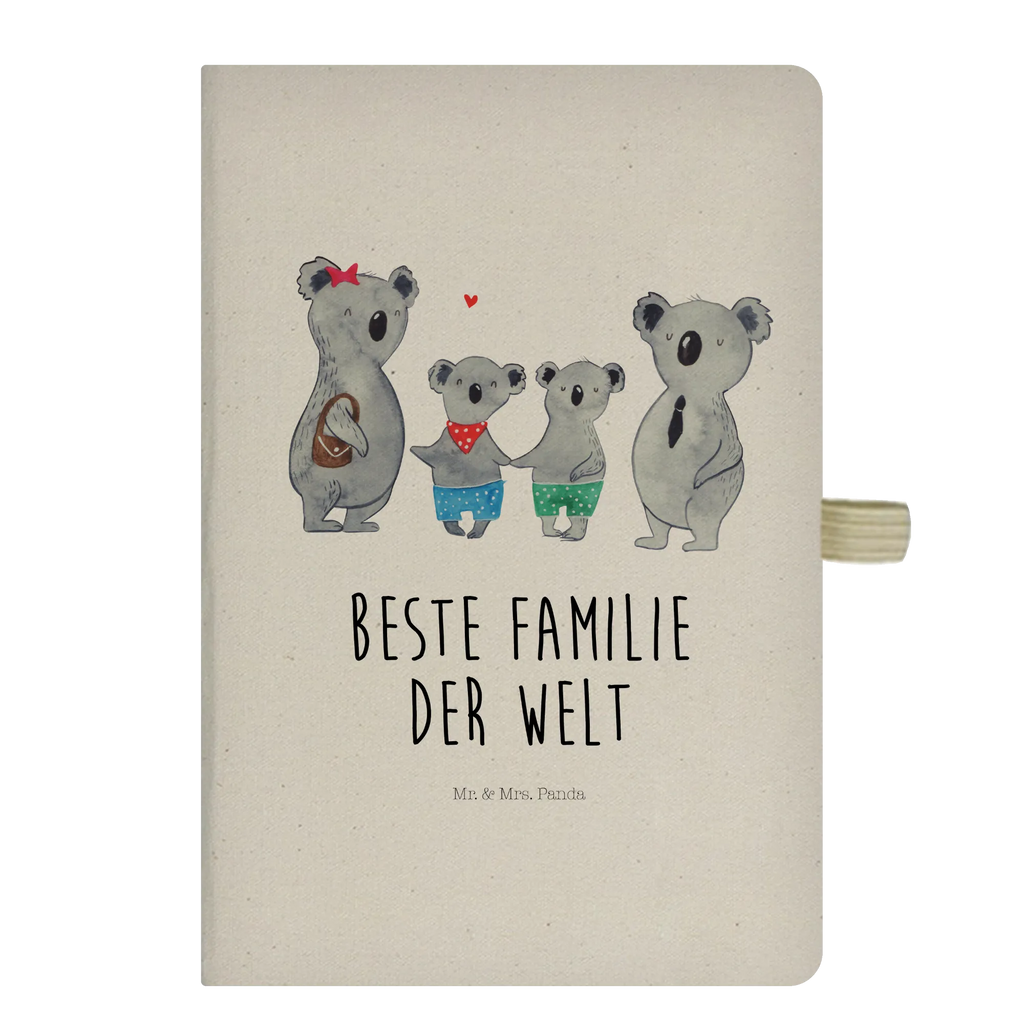 Baumwoll Notizbuch Koala Familie zwei Notizen, Eintragebuch, Tagebuch, Notizblock, Adressbuch, Journal, Kladde, Skizzenbuch, Notizheft, Schreibbuch, Schreibheft, Familie, Vatertag, Muttertag, Bruder, Schwester, Mama, Papa, Oma, Opa, Koala, Koalabär, beste Familie, Familienzeit, Familienleben, Koalafamilie, Lieblingsfamilie