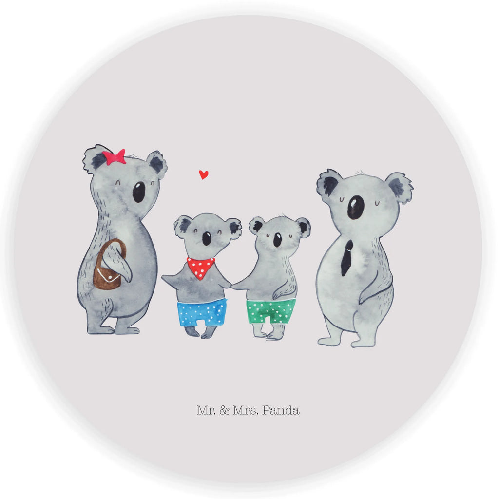 Rund Aufkleber Koala Familie zwei Sticker, Aufkleber, Etikett, Kinder, rund, Familie, Vatertag, Muttertag, Bruder, Schwester, Mama, Papa, Oma, Opa, Koala, Koalabär, beste Familie, Familienzeit, Familienleben, Koalafamilie, Lieblingsfamilie