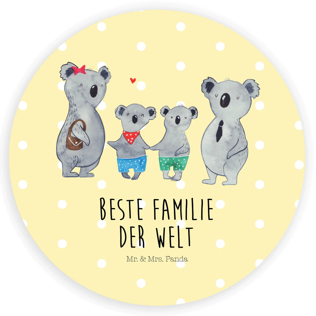 Rund Aufkleber Koala Familie zwei Sticker, Aufkleber, Etikett, Kinder, rund, Familie, Vatertag, Muttertag, Bruder, Schwester, Mama, Papa, Oma, Opa, Koala, Koalabär, beste Familie, Familienzeit, Familienleben, Koalafamilie, Lieblingsfamilie