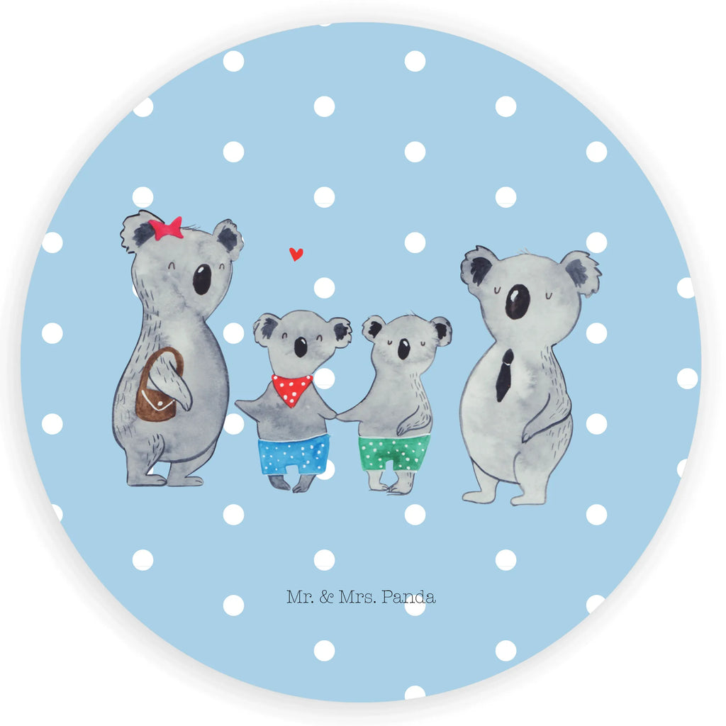 Rund Aufkleber Koala Familie zwei Sticker, Aufkleber, Etikett, Kinder, rund, Familie, Vatertag, Muttertag, Bruder, Schwester, Mama, Papa, Oma, Opa, Koala, Koalabär, beste Familie, Familienzeit, Familienleben, Koalafamilie, Lieblingsfamilie