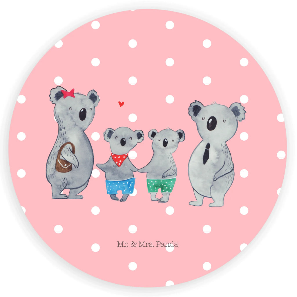 Rund Aufkleber Koala Familie zwei Sticker, Aufkleber, Etikett, Kinder, rund, Familie, Vatertag, Muttertag, Bruder, Schwester, Mama, Papa, Oma, Opa, Koala, Koalabär, beste Familie, Familienzeit, Familienleben, Koalafamilie, Lieblingsfamilie