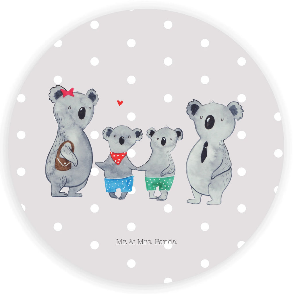 Rund Aufkleber Koala Familie zwei Sticker, Aufkleber, Etikett, Kinder, rund, Familie, Vatertag, Muttertag, Bruder, Schwester, Mama, Papa, Oma, Opa, Koala, Koalabär, beste Familie, Familienzeit, Familienleben, Koalafamilie, Lieblingsfamilie